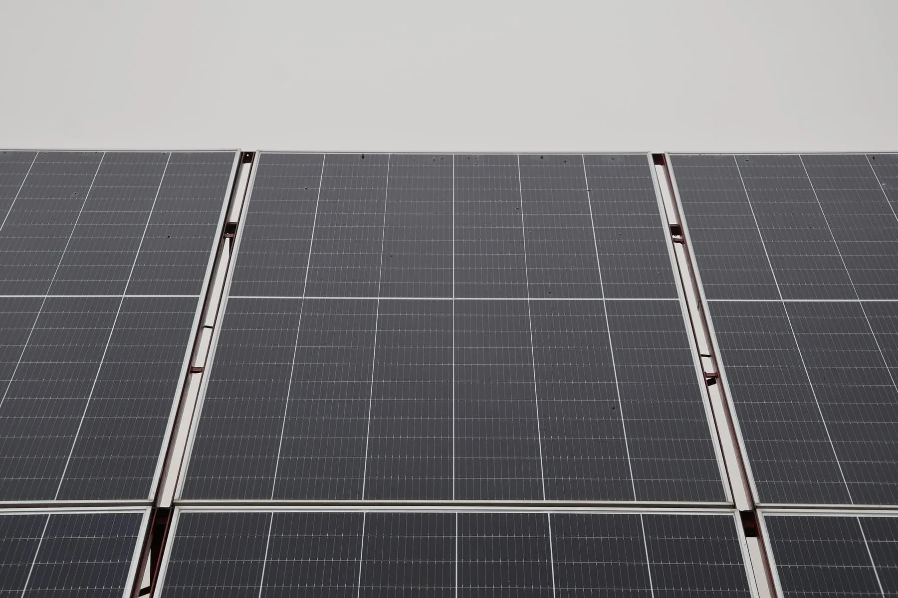 Close-up of solar panels for technical requirement review.